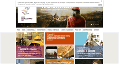 Desktop Screenshot of museoleonardiano.it