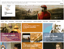 Tablet Screenshot of museoleonardiano.it